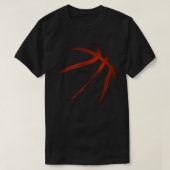 Silhouette Design Outfit van de Basketball Player T-shirt (Design voorkant)
