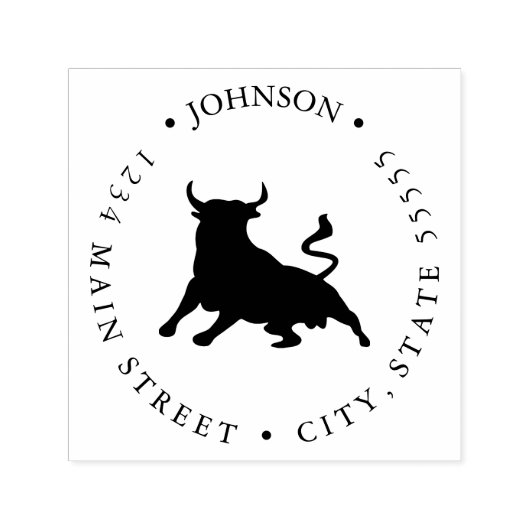 Silhouette die met het Etiket van de Terugkeer van Zelfinktende Stempel (Design)