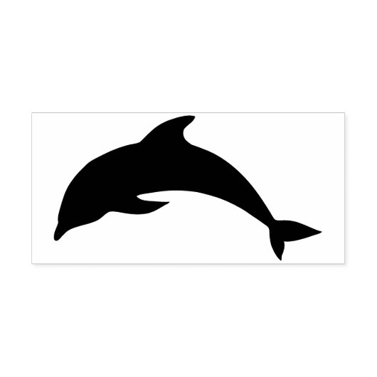 Silhouette Dolphin Art Stempel (Afrduk)