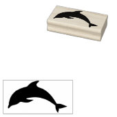 Silhouette Dolphin Art Stempel (Gestempeld)