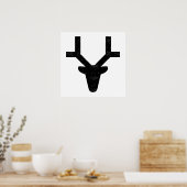 Silhouette Donderkop Poster (Keuken)