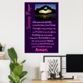Silhouette draagt de dienst poster (Thuiskantoor)