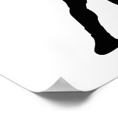 Silhouette Dribble Poster (Hoek)