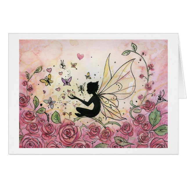 Silhouette en Rozen (Voorkant Horizontaal)