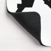Silhouette Field Hockey Muismat (Hoek)