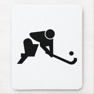 Silhouette Field Hockey Muismat