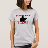 Silhouette Fireman's Flame T-shirt (Voorkant)