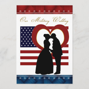 Silhouette Flag Heart Kaart
