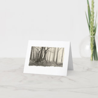 Silhouette Forest Kaart