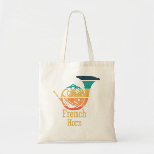 Silhouette French Horn3 Tote Bag