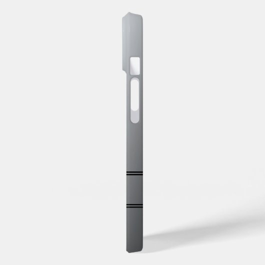 Silhouette Golfer Monogram Case-Mate iPhone Case (Achterkant / Links)