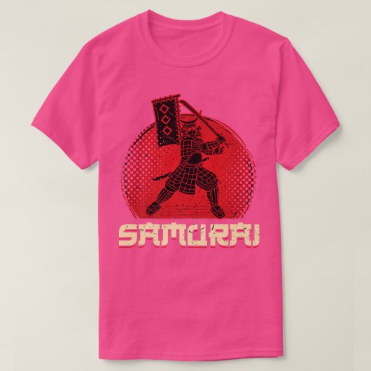 Silhouette Graphic samurai Samurai T-shirt (Design voorkant)