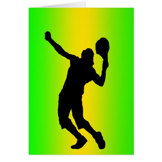 silhouette green sersicard (Voorkant)