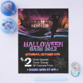 Silhouette Halloween Promotional Club Flyer (Enkel)