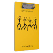 Silhouette Happiness Party Dansers Papa's Klembord (Rechts)