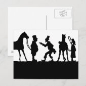 Silhouette: Horse Dealer Briefkaart (Voorkant / Achterkant)