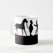 Silhouette: Horse Dealer Koffiemok (Voorkant links)