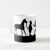 Silhouette: Horse Dealer Koffiemok (Voorkant links)