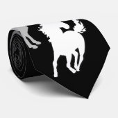 Silhouette Horses Stropdas (Opgerold)