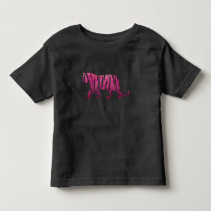 Silhouette Hot Pink en Black Tiger Kinder Shirts