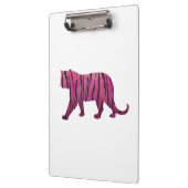 Silhouette Hot Pink en Black Tiger Klembord (Links)