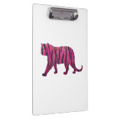 Silhouette Hot Pink en Black Tiger Klembord (Rechts)