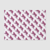 Silhouette Hot Pink en Black Tiger Tissuepapier (Voorkant)