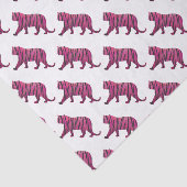 Silhouette Hot Pink en Black Tiger Tissuepapier (Detail)