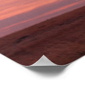 Silhouette image of acacia tree at sunrise poster (Hoek)