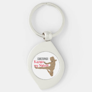 Silhouette Japan Karate Sleutelhanger