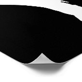 Silhouette Karate Fighter Shotokan Martial Arts Ta Poster (Hoek)