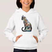 Silhouette kat schilderen kunst in Italië (Voorkant)