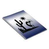 Silhouette Kokopelli Notitieboek (Rechterzijde)