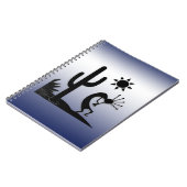 Silhouette Kokopelli Notitieboek (Linkerzijde)