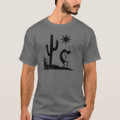 Silhouette Kokopelli T-shirt (Voorkant)