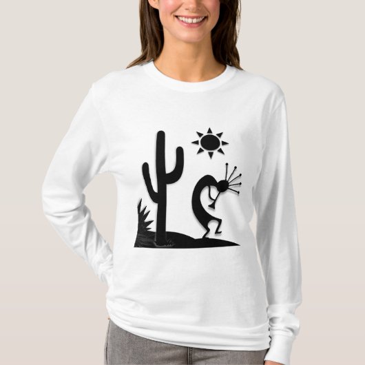 Silhouette Kokopelli T-shirt (Voorkant)
