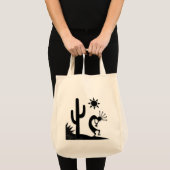Silhouette Kokopelli Tote Bag (Voorkant (product))