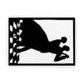 silhouette koppels dansen in het donker magneet (Horizontaal)