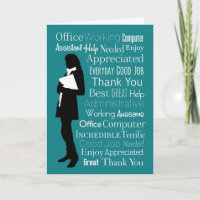 Silhouette Lady met typografische woorden