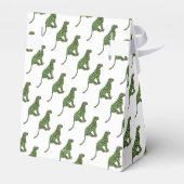 Silhouette Leopard Black en Green Bedankdoosjes (Achterkant)