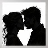 Silhouette Love Poster (Voorkant)