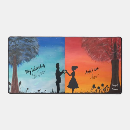 Silhouette Lovers Bureaumat (Voorkant)