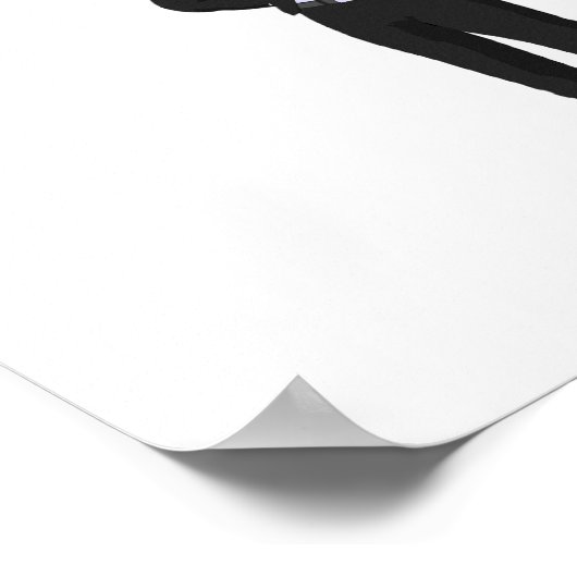 Silhouette Mariachi Poster (Hoek)