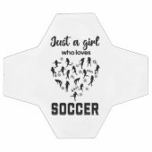 Silhouette meisjes spelen Voetbal (Enkel)