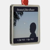 Silhouette Memorial Ornament - Baby Boy (Rechts)