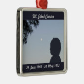 Silhouette Memorial Ornament - Baby Girl (Rechts)