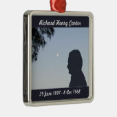 Silhouette Memorial Ornament - Oudere mannen (Rechts)