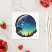 Silhouette Moon Night Servet (Insitu)