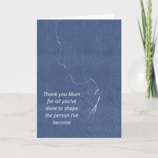 Silhouette Mother's Day card Kaart (Voorkant)