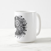 Silhouette muziek droom koffiemok (Voorkant rechts)